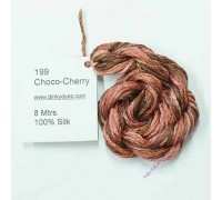 Шёлковое мулине Dinky-Dyes S-199 Choco-Cherry